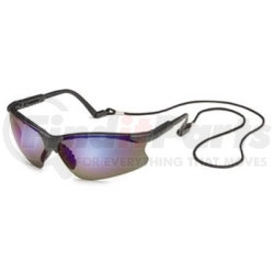 16GB8M by GATEWAY SAFETY - Safety Glasses, Scorpion, Silver Mirror Lens, Black Frame, Adjustable Length Temples, Retainer