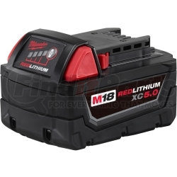 48-11-1850 by MILWAUKEE - Milwaukee&#174; 48-11-1850 18V Li-Ion M18 Battery 5Ah Extended Capacity