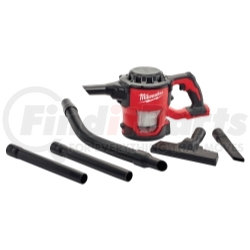 0882-20 by MILWAUKEE - Milwaukee&#174; M18&#8482; Cordless Compact Vacuum w/Hose Attachments and Accessories (Tool-Only)