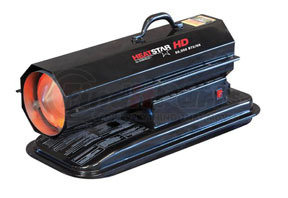 F170250 by ENERCO - HD Portable Direct-Fired Forced Air Kerosene Heater, HS50K 50,000 BTU/HR