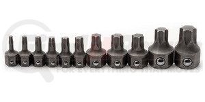 81560 by GEARWRENCH - Torx Ratcheting Wrench Insert Bit Set, 11pc