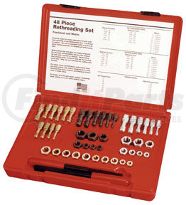 971 by LANG - 48 pc. SAE & Metric Thread Restorer Kit