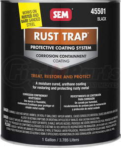 45501 by SEM PRODUCTS - RUST TRAP - Black