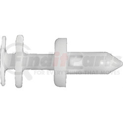 6107 by AUTO BODY DOCTOR - Door Panel Retainers, Size: 1/4" (6.4mm), Stem: 41/64", Head: 9/16", GM 15960325, Qty: 10