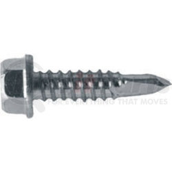 6316RX by AUTO BODY DOCTOR - Indented Hex Head Teks« Screws, Size: 8 x 1/2", Head Size: 1/4", Finish: Zinc, Qty: 6