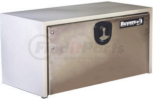 1702805 by BUYERS PRODUCTS - 18x18x36 Inch White Steel Truck Box With Stainless Steel Door