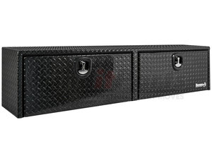 1721551 by BUYERS PRODUCTS - 16x13x72 Inch Black Diamond Tread Aluminum Topsider Truck Box