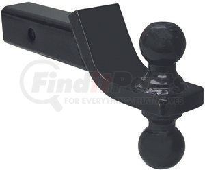 1803210 by BUYERS PRODUCTS - Towing Ball Mount With Dual Black Balls - 1-7/8 Inch And 2 Inch Balls