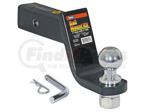 1803313 by BUYERS PRODUCTS - 2 Inch Black Ball Mount Kit With 2 Inch Shank And 4 Inch Drop-Cotter Pin Hitch