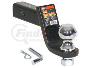 1803314 by BUYERS PRODUCTS - 2-5/16 Inch Black Ball Mount Kit With 2 Inch Shank 4 Inch Drop-Cotter Pin Hitch