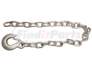 b03822sc by BUYERS PRODUCTS - 3/8x22 Inch Class 4 Trailer Safety Chain With 1 Inch Forged Slip Hook-30 Proof