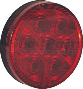 5624156 by BUYERS PRODUCTS - 4 Inch Red Round Stop/Turn/Tail Light With 7 LEDs - Light Only