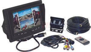 8881270 by BUYERS PRODUCTS - REAR OBSV SYS,7in CLR, QUAD SCREEN