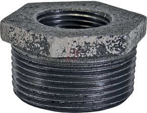 rab150125 by BUYERS PRODUCTS - Iron Reducing Bushing 1-1/2 Inch Male NPT x 1-1/4 Inch Female NPT