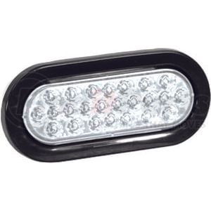 sl65co by BUYERS PRODUCTS - Warning Light  - 6 Inch, Clear, Oval Recessed Strobe, w/ 24 LED