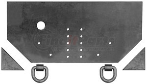 1809027a by BUYERS PRODUCTS - Fabricators Hitch Plate 3/4 x 34-1/2 x 23-1/2 Inch