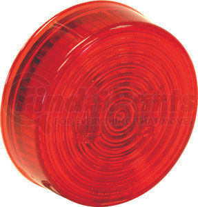 5622512 by BUYERS PRODUCTS - 2.5 Inch Red Round Marker/Clearance Light With 2 LED