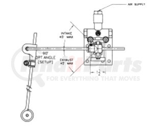 6301BFAB13 by RIDEWELL - Air control kit for Ridewell RAR-240 Suspensions includes pressure protection