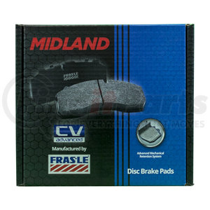 MPBD1517CV by HALDEX - Air Disc Brake Pad