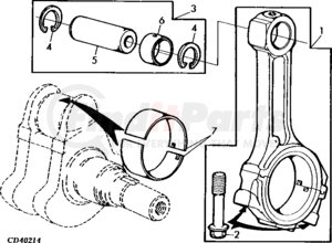 AR97655 by JOHN DEERE - BEARING (Scheme No: 7)