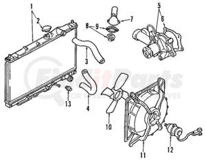 MB660441 by MITSUBISHI - Fan Shroud