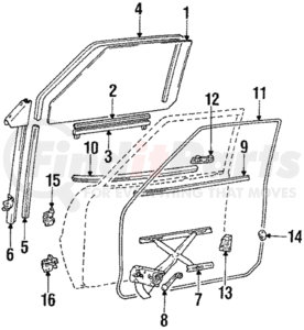 MB068744 by MITSUBISHI - Hinge