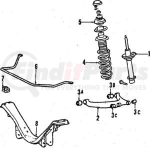 MB573017 by MITSUBISHI - Shock Absorber