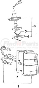 MB527320 by MITSUBISHI - Tail Lamp Assembly