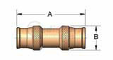 AQ62-DOT-4 by ALKON - UNION 1/4" UNION 1/4"