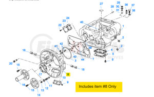 K3671 by FULLER - CLUTCH HSG KIT