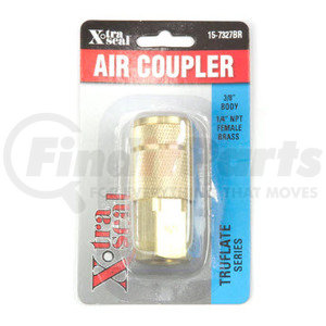 15-7327BR by GROUP 31 XTRA SEAL - 3/8” Automotive Coupler, 1/4” FPT, Brass