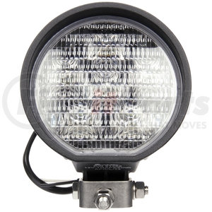 81360-P by TRUCK-LITE - 81 Series 4 in. Round LED Work Light, Black, 6 Diode, 500 Lumen, Stripped End, 12V, Pallet