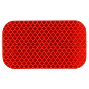 98176R by TRUCK-LITE - Retro - Reflective Tape, 2' x 3 - 1/2" Rectangle, Red, Reflector, Adhesive Mount