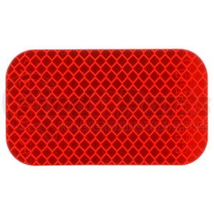 98176R3 by TRUCK-LITE - Retro - Reflective Tape, 2' x 3 - 1/2" Rectangle, Red, Reflector, Adhesive Mount, Bulk