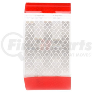 98104 by TRUCK-LITE - Reflective Tape - Red / White 2 in. x 18 In.