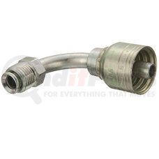 06ZB66 by WEATHERHEAD - Eaton Weatherhead Z Series Crimp Hose Fittings Inverted Male Swivel 90 Elbow