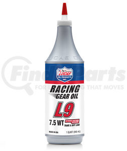 10456 by LUCAS OIL - L9 Racing Gear Oil - 1 Quart (Representative Image)