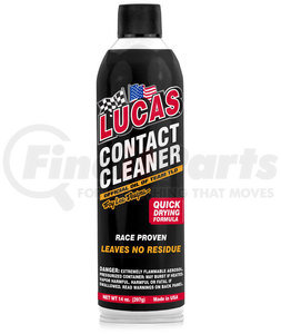 10799 by LUCAS OIL - Contact Cleaner - 14 Ounce (Representative Image)