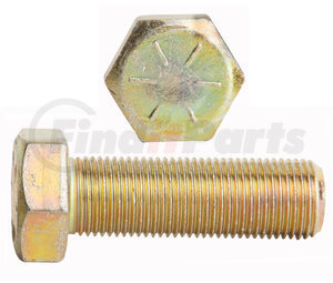 18872 by FASTENAL - 7/16"-20 x 1" Grade 8 Yellow Zinc Finish Hex Cap Screw