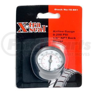 15-841 by GROUP 31 XTRA SEAL - Airline Gauge 0-200 PSI 1/8in NPT Back Mount