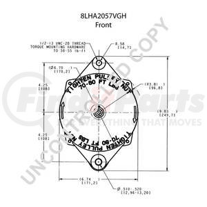 8LHA2057VGH by LEECE NEVILLE - High Output Alternator