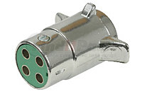 11-409 by POLLAK - 4-Way Chrome Plated Connector Plug