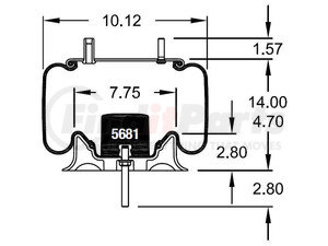 W013589807 by FIRESTONE - AIRSPRING