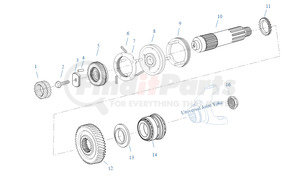 4302041 by EATON CORPORATION - Auxiliary D/G 16713 For Fuller Transmission