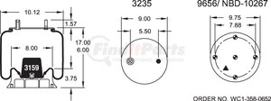 W013589070 by FIRESTONE - 1T15M4 AIR SPRING