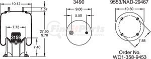 W013589320 by FIRESTONE - 1T15M11 AIR SPRING