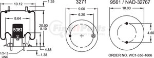 W013589466 by FIRESTONE - 1T15M6 AIR SPRING