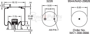 W013589936 by FIRESTONE - 1T15M7.5 AIR SPRING