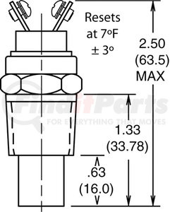 993626 by HORTON - SWITCH*THERMAL*NO,220 F.