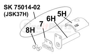 SK75014-02 by JOST - 37H Brkt / Pin